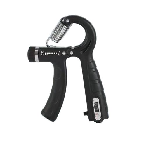Stainless Steel Countable Hand Grip black PC