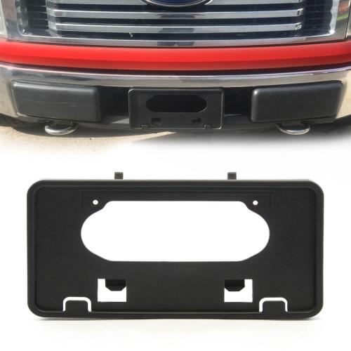 For 2009-2014 Ford F150 Front Bumper License Plate Holder Frame Mounting Bracket