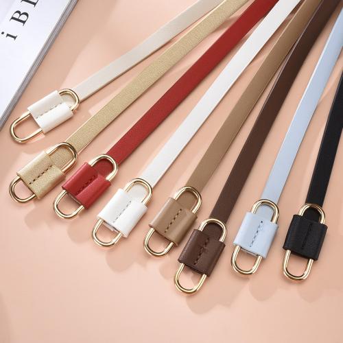 Alloy Steel & PU Leather Vintage Fashion Belt flexible length PC