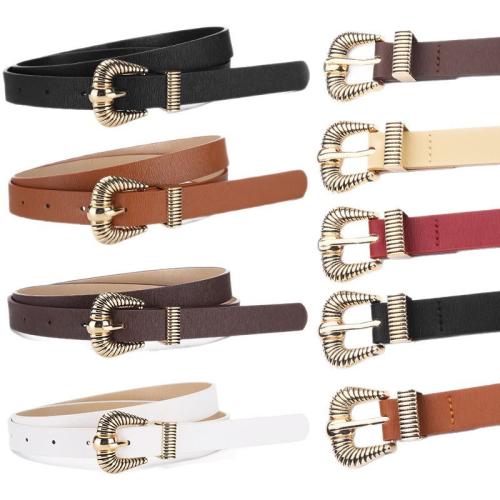 Alloy Steel & PU Leather Fashion Belt flexible length :u5bbd1.8 PC