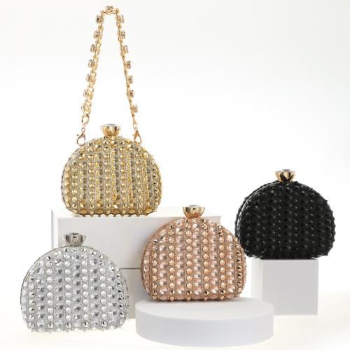 Polyester Clutch Bag with rhinestone PC