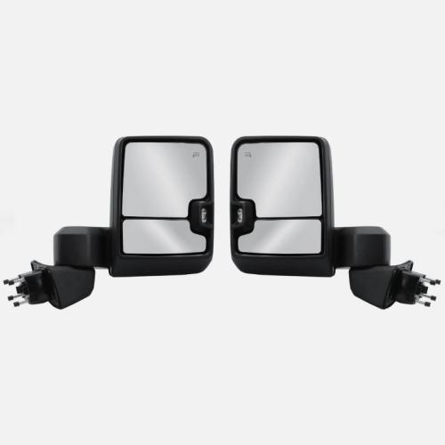 金属 & プラスチック カーバックミラー, 黒, 対