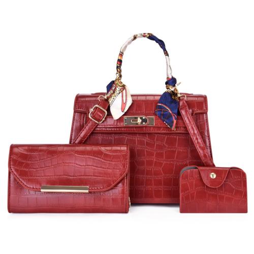 Cuero de la PU Traje de bolso, Sólido, más colores para elegir, Conjunto