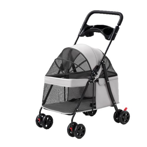 Metalen De wandelwagen van het huisdier meer kleuren naar keuze stuk