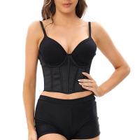 Polyester Waist & Abdomen-flat & Shapewear Waist Cincher Solid black PC