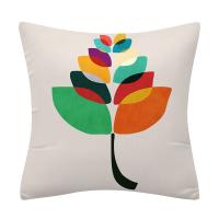 Linen Throw Pillow Covers without pillow inner printed PC