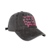 Cotton Flatcap sun protection & adjustable embroidered letter : PC