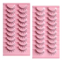 Chemical Fiber False Eyelashes for women & curling Solid black Box