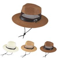 Lin Chapeau de paille de protection solaire plus de couleurs pour le choix pièce