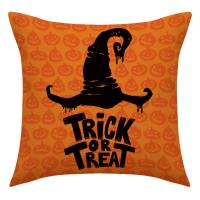 Linen Throw Pillow Covers Halloween Design & washable printed PC