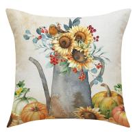 Linen Throw Pillow Covers washable printed PC