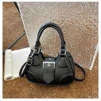 PU Leather Easy Matching Handbag attached with hanging strap PC