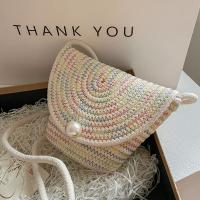 Straw Bucket Bag Crossbody Bag soft surface PC