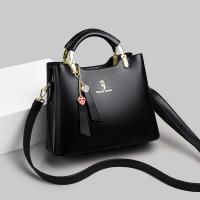 PU Leather Handbag soft surface & attached with hanging strap PC