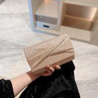 PU Leather & Polyester Envelope & Easy Matching Clutch Bag with chain PC