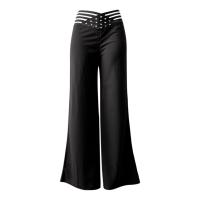 Polyester Pantalon large pour jambes Solide plus de couleurs pour le choix pièce