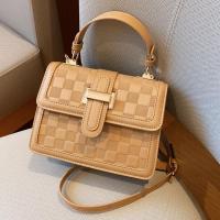 PU Leather Box Bag Handbag soft surface & attached with hanging strap PC