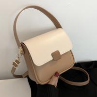 PU Leather Box Bag Handbag soft surface & attached with hanging strap PC