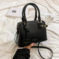 PU Leather Box Bag Handbag attached with hanging strap PC