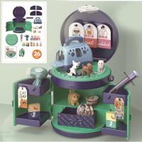 El plastico Jugar House Toy,  Caja