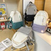 Nylon Backpack large capacity & hardwearing & waterproof Colour Matching PC