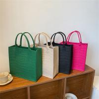 PU Leather Tote Bag Handbag large capacity Stone Grain PC