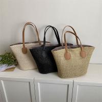 PU Leather Tote Bag & Weave Shoulder Bag large capacity PC