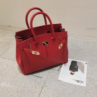 PU Leather hard-surface Handbag large capacity PC