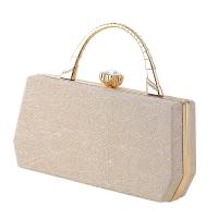 Polyester Easy Matching Clutch Bag with chain & with rhinestone PC