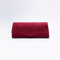 Polyester Easy Matching Clutch Bag with chain & with rhinestone PC