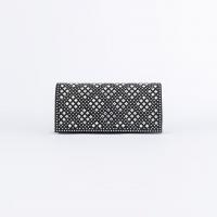 Polyester Easy Matching Clutch Bag with chain & with rhinestone PC