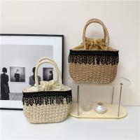 Straw Weave Handbag soft surface PC