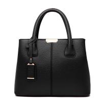 PU Leather Easy Matching Handbag large capacity & attached with hanging strap Lichee Grain PC