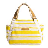 Canvas Easy Matching Handbag large capacity striped PC