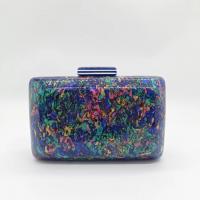 Acrylic hard-surface & Easy Matching Clutch Bag with chain PC