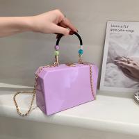 Acrylic Box Bag Handbag attached with hanging strap PC