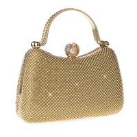 Polyester Easy Matching Clutch Bag with chain & with rhinestone PC