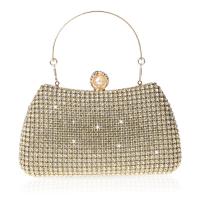 Polyester Easy Matching Clutch Bag with chain & with rhinestone PC