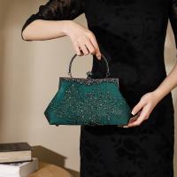 Polyester Box Bag Handbag Solid deep green PC