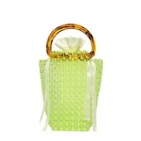 Acrylic & Polyester Easy Matching Handbag green PC