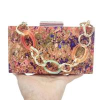 Acryl Clutch Bag, gemischte Farben,  Stück