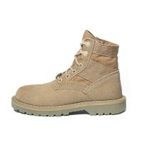 Gummi & Rindsleder Brautstiefel, Solide, Khaki,  Paar