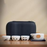 Ceramics Portable Tea Set multiple pieces Set