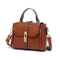 PU Leather Easy Matching Handbag attached with hanging strap Solid PC