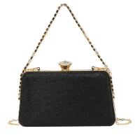 Polyester Easy Matching Clutch Bag with chain & with rhinestone PC