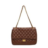 PU Leather Box Bag Shoulder Bag with chain Argyle PC