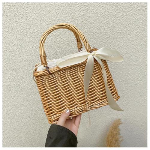 Rattan Beach Bag & Easy Matching Woven Tote PC