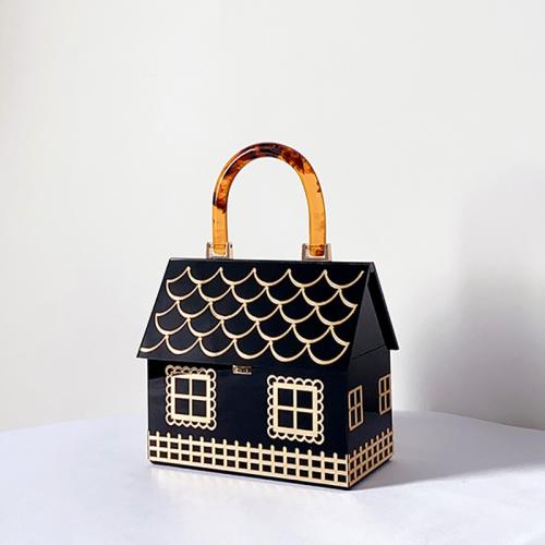 PVC hard-surface & Easy Matching Handbag black PC