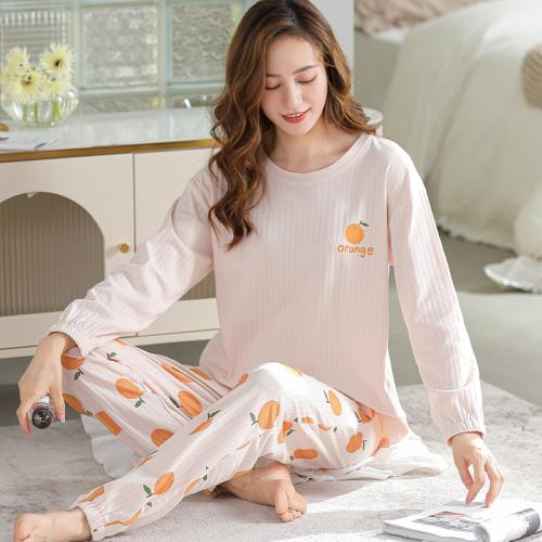 Coton Ensemble de pyjama de femmes Imprimé motif de fruits Ensemble