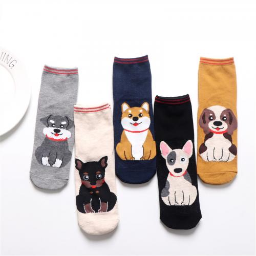 Polyester Kurze Tube Socken, Gedruckt, unterschiedliches Muster zur Auswahl, mehr Farben zur Auswahl, :,  Paar